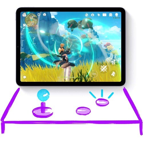 Apple iPad (10th Generation) A2757 Tablet - 10.9" - 8 GB - 256 GB Storage - 5G - Blue - A14 Bionic Hexa-core (6 Core) - 2360 x - MQ6U3LL/A - Image 3
