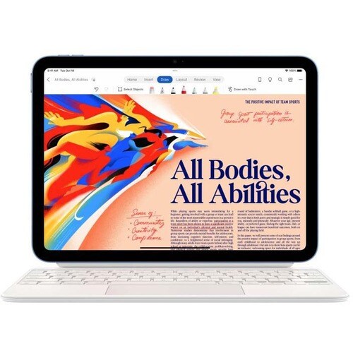 Apple iPad (10th Generation) A2757 Tablet - 10.9" - 8 GB - 256 GB Storage - 5G - Blue - A14 Bionic Hexa-core (6 Core) - 2360 x - MQ6U3LL/A - Image 8