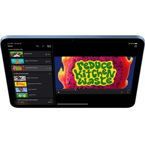 Apple iPad (10th Generation) A2757 Tablet - 10.9" - 8 GB - 256 GB Storage - 5G - Blue - A14 Bionic Hexa-core (6 Core) - 2360 x - MQ6U3LL/A - Image 9