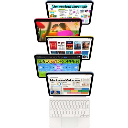 Apple iPad (10th Generation) A2757 Tablet - 10.9" - 8 GB - 256 GB Storage - 5G - Yellow - A14 Bionic Hexa-core (6 Core) - 2360 x - MQ6V3LL/A - Image 13
