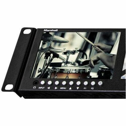 Marshall Quad 4.5" Screens Rackmountable Monitor with HDMI, 3G-SDI, and Composite Inputs - 4.5" LED - HD - 1280 x 720 - 16:9 - 4 x HDMIVGA12 V - ML-454-V2 - Image 6
