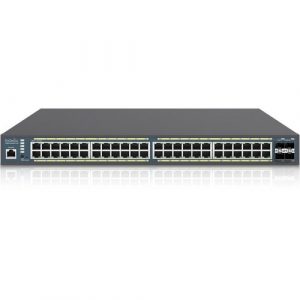 EnGenius EWS7952FP-FIT Ethernet Switch - 48 Ports - Manageable - Gigabit Ethernet - 10/100/1000Base-T, 1000Base-X - 2 Layer Supported - Modular - 4 SFP Slots - 740 W - EWS7952FP-FIT