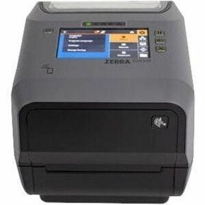 Zebra ZD611R Desktop Thermal Transfer Printer - Monochrome - Label Print - Fast Ethernet - USB - USB Host - Bluetooth - Wireless LAN - RFID - US - ZD6A122-T01BR1GA