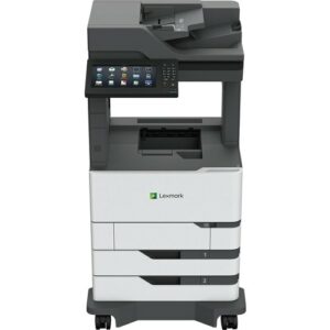 Lexmark MX822ade Laser Multifunction Printer – Monochrome – Copier/Fax/Printer/Scanner – 55 ppm Mono Print – 1200 x 1200 dpi Print – Automatic Duplex Print – Up to 300000 - 25B3496