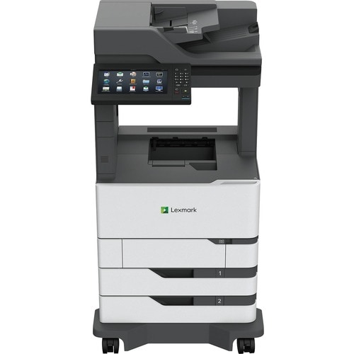 Lexmark MX822ade Laser Multifunction Printer – Monochrome – Copier/Fax/Printer/Scanner – 55 ppm Mono Print – 1200 x 1200 dpi Print – Automatic Duplex Print – Up to 300000 - 25B3496