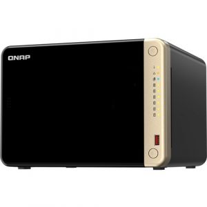 QNAP Turbo NAS TS-664-8G SAN/NAS Storage System - 1 x Intel Celeron N5095 Quad-core (4 Core) - 6 x HDD Supported - 0 x HDD Installed - 6 - TS-664-8G-US