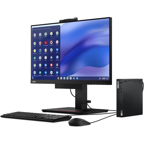 Lenovo ThinkCentre M60q 12C6000BUS Chromebox - Intel Core i5 12th Gen i5-1235U - 8 GB - 128 GB SSD - Tiny - Black - Intel Chip - ChromeOS - 12C6000BUS - Image 12