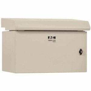 Eaton Tripp Lite Series SmartRack Industrial Enclosure - NEMA 3R, Wall Mount, Metal, Locking, Fan With Thermal Switch, 16.5 in. Depth, 6U, Gray - For Computer, DVR, Switch, - SRN3RG6U