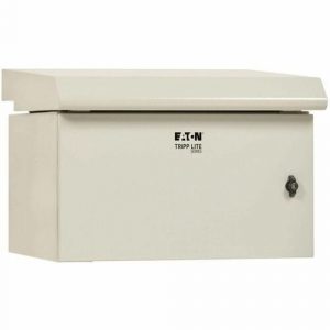 Eaton Tripp Lite Series SmartRack Industrial Enclosure - NEMA 3R, Wall Mount, Metal, Locking, Fan With Thermal Switch, 20.5 in. Depth, 6U, Gray - For Computer, DVR, Switch, - SRN3RG6UDP