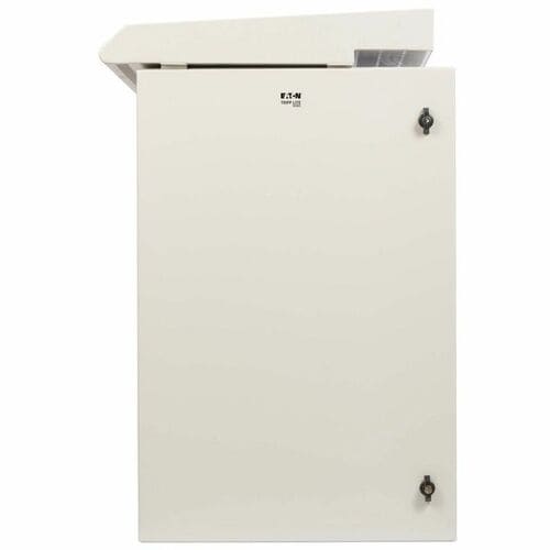 Eaton Tripp Lite Series SmartRack Industrial Enclosure - NEMA 3R, Wall Mount, Heavy-Duty Metal, Locking, Fan With Thermal Switch, 32.5 in. Depth, 18U, Gray - For Computer, DVR, - SRN3RG18UHD - Image 2