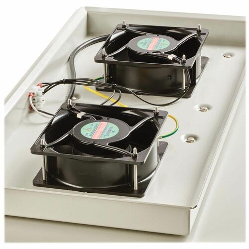 Eaton Tripp Lite Series SmartRack Industrial Enclosure - NEMA 3R, Wall Mount, Heavy-Duty Metal, Locking, Fan With Thermal Switch, 32.5 in. Depth, 18U, Gray - For Computer, DVR, - SRN3RG18UHD - Image 10
