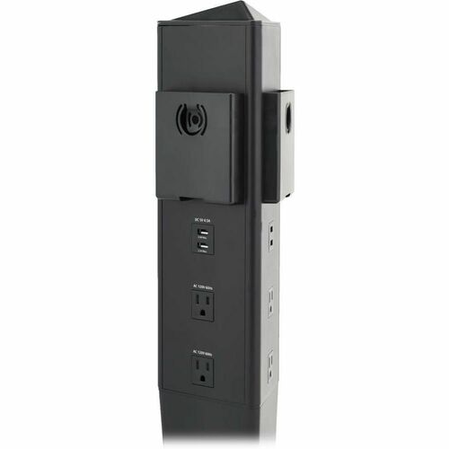 Eaton Tripp Lite Series Safe-IT 5-Port Mobile Power Tower and USB Charging Station - USB-C 60W, 4x USB-A, 6x 5-15R, Wireless Charging, 1000 Joules, 10 ft. Cord, Antimicrobial - TLM610CPAM - Image 8
