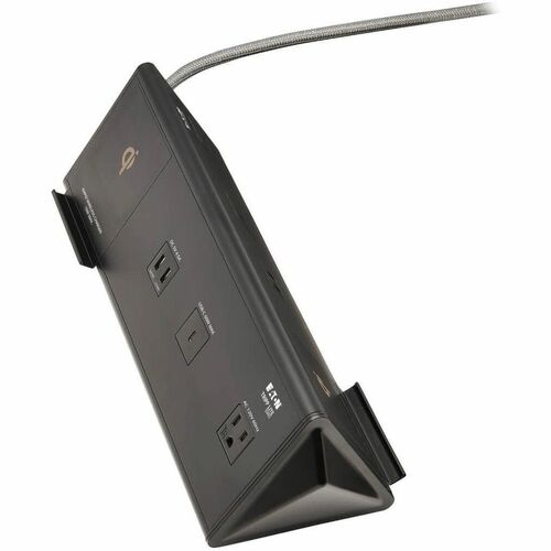Eaton Tripp Lite Series Safe-IT 6-Port USB Charging Station - 2x USB-C 60W, 4x USB-A, 2x 5-15R, Wireless Charging, 1000 Joules, 10 ft. Cord, Antimicrobial Protection - 2 - TLM210CAM - Image 11