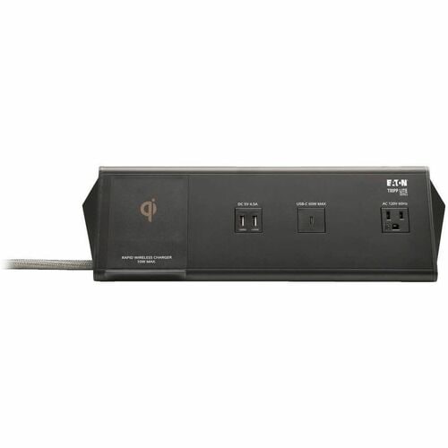 Eaton Tripp Lite Series Safe-IT 6-Port USB Charging Station - 2x USB-C 60W, 4x USB-A, 2x 5-15R, Wireless Charging, 1000 Joules, 10 ft. Cord, Antimicrobial Protection - 2 - TLM210CAM - Image 6