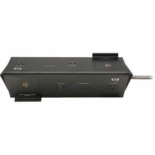 Eaton Tripp Lite Series Safe-IT 6-Port USB Charging Station - 2x USB-C 60W, 4x USB-A, 2x 5-15R, Wireless Charging, 1000 Joules, 10 ft. Cord, Antimicrobial Protection - 2 - TLM210CAM - Image 7