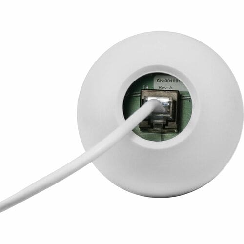 Vaddio EasyIP CeilingMIC/AMP D Conference Microphone - White - 3 ft - Uni-directional, Cardioid - Ceiling Mount - RJ-45 999-86810-000 - Image 2