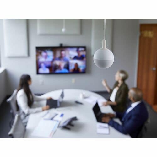 Vaddio EasyIP CeilingMIC/AMP D Conference Microphone - White - 3 ft - Uni-directional, Cardioid - Ceiling Mount - RJ-45 999-86810-000 - Image 9