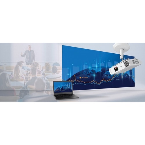 Epson PowerLite L210W 3LCD Projector - 16:9 - Ceiling Mountable - 1280 x 800 - Front - 20000 Hour Normal Mode - 30000 Hour Economy Mode - WXGA - V11HA70020 - Image 13
