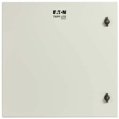 Eaton Tripp Lite Series SmartRack Industrial Enclosure with Lock - NEMA 4, Wall Mount, Metal Construction, Hinged Back, 32 in. Depth, 12U, Gray - For DVR, Switch, PDU, - SRN4G12USDP - Image 5