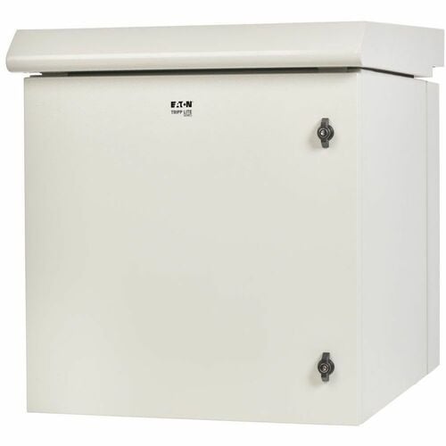 Eaton Tripp Lite Series SmartRack Industrial Enclosure - NEMA 3R, Wall Mount, Metal, Locking, Hinged Back, Fan With Thermal Switch, 28 in. Depth, 12U, Gray - For DVR, - SRN3RG12US - Image 2
