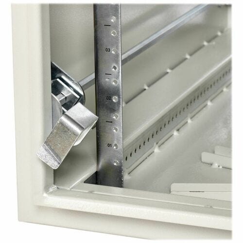 Eaton Tripp Lite Series SmartRack Industrial Enclosure - NEMA 3R, Wall Mount, Metal, Locking, Hinged Back, Fan With Thermal Switch, 28 in. Depth, 12U, Gray - For DVR, - SRN3RG12US - Image 12