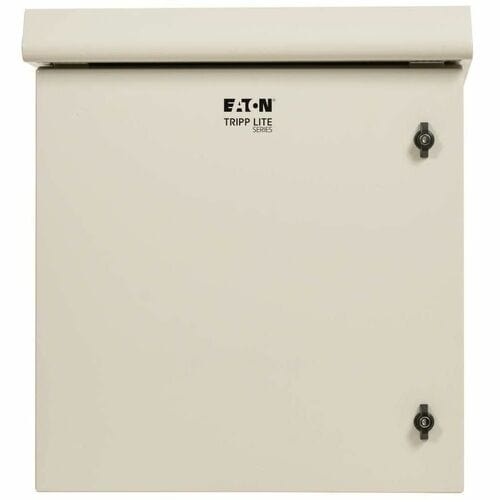 Eaton Tripp Lite Series SmartRack Industrial Enclosure - NEMA 3R, Wall Mount, Metal, Locking, Hinged Back, Fan With Thermal Switch, 32 in. Depth, 12U, Gray - For DVR, - SRN3RG12USDP - Image 5