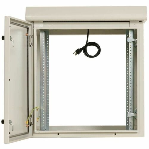 Eaton Tripp Lite Series SmartRack Industrial Enclosure - NEMA 3R, Wall Mount, Metal, Locking, Hinged Back, Fan With Thermal Switch, 32 in. Depth, 12U, Gray - For DVR, - SRN3RG12USDP - Image 8