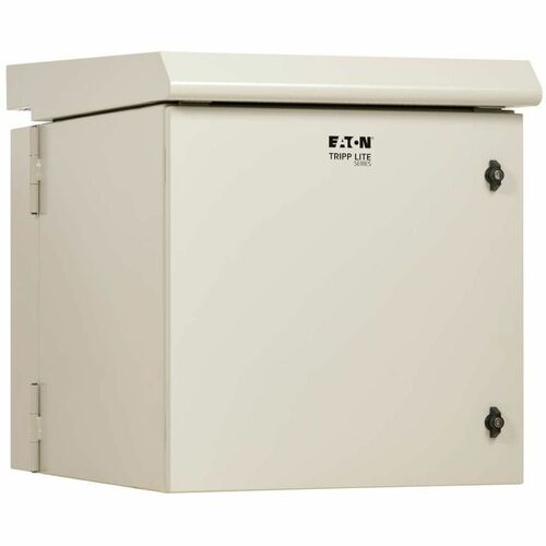 Eaton Tripp Lite Series SmartRack Industrial Enclosure - NEMA 3R, Wall Mount, Metal, Locking, Hinged Back, Fan With Thermal Switch, 32 in. Depth, 12U, Gray - For DVR, - SRN3RG12USDP
