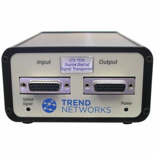 TREND Networks Digital Fibre Optic Transceiver - Single-mode - 0.1 mil Fiber - 10 km - Power Supply LTX7225-1310