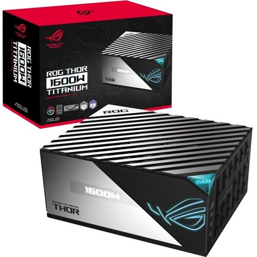 Asus ROG Thor 1600W Power Supply - Internal - 3.3 V DC, 5 V DC, 12 V DC, -12 V DC Output - 1 +12V Rails - 1 - ROG-THOR-1600T-GAMING - Image 12