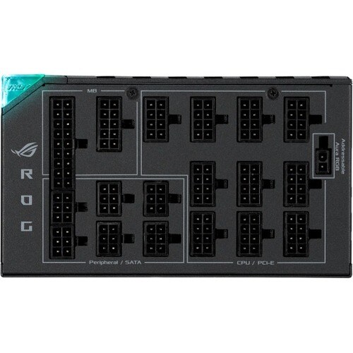 Asus ROG Thor 1600W Power Supply - Internal - 3.3 V DC, 5 V DC, 12 V DC, -12 V DC Output - 1 +12V Rails - 1 - ROG-THOR-1600T-GAMING - Image 3