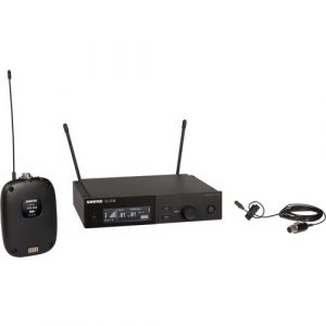 Shure Wireless System with SLXD1 Bodypack Transmitter and DL4 Lavalier Microphone - 470 MHz to 514 MHz Operating Frequency SLXD14/DL4B-G58 - SLXD14/DL4B-G58
