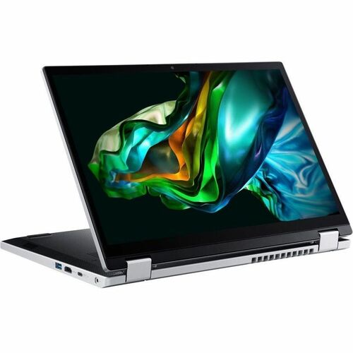 Acer A3SP14-31PT-32M6 14" Touchscreen 2 in 1 Notebook - WUXGA - Intel Core i3-N305 - 8 GB - 256 GB SSD - English Keyboard - Pure Silver - NX.KN1AA.001 - Image 2