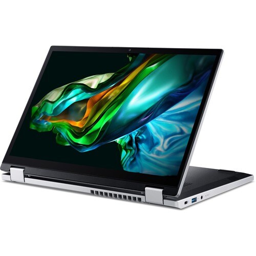Acer A3SP14-31PT-32M6 14" Touchscreen 2 in 1 Notebook - WUXGA - Intel Core i3-N305 - 8 GB - 256 GB SSD - English Keyboard - Pure Silver - NX.KN1AA.001