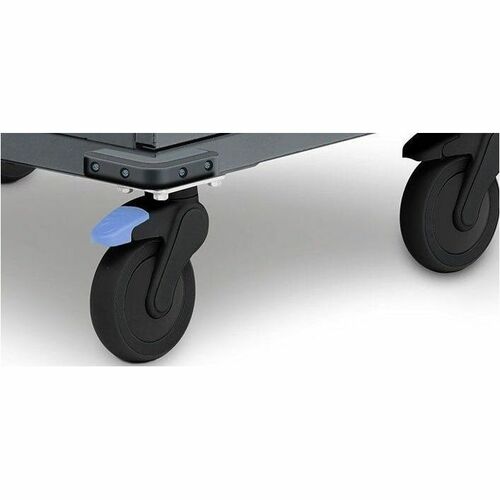 Bretford Elevation Charging Cart - 4 Casters - 5" Caster Size - Steel - 26.10" Width x 26.50" Depth x 41.40" Height - Concrete, Cool Gray - For - ELVTC36PAC-CTCG - Image 3