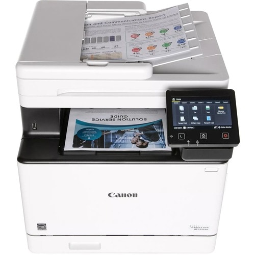Canon imageCLASS MF753Cdw Wireless Laser Multifunction Printer - Color - White - Copier/Fax/Printer/Scanner - 35 ppm Mono/35 ppm Color Print - 1200 x 1200 dpi Print - Automatic - 5455C010 - Image 4