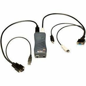 Lantronix SpiderDuo KVM Switchbox - 1 Computer(s) - 1 Local User(s) - UXGA - 1600 x 1200 - 1 x Network (RJ-45) - 1 x USB - 1 - SLSLP400USB-02