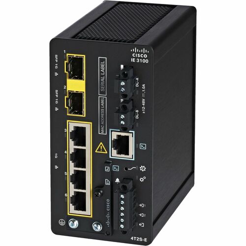 IE3100 W/4GE COPPER 2GE SFP FIXED SYSTEM NETW ESS - IE-3100-4T2S-E - Image 2
