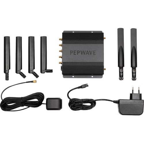 Pepwave BR1 Pro 5G Wi-Fi 6 IEEE 802.11ax 1 SIM Ethernet, Cellular Modem/Wireless Router - 5G - LTE - Dual Band - 2.40 GHz ISM Band - 5 - MAX-BR1-PRO-5GD-T-PRM