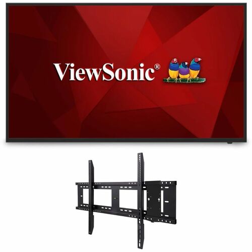 ViewSonic Commercial Display CDE5512-E1 - 4K, 16/7 Operation, Integrated Software and Fixed Wall Mount - 290 cd/m2 - 55" - Commercial Display CDE5512-E1 - 4K, 16/7 Operation, Integrated - CDE5512-E1