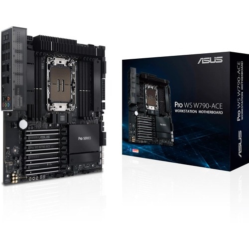 Asus PRO WS W790-ACE Desktop Motherboard - Intel W790 Chipset - Socket LGA-4677 - SSI CEB - Xeon Processor Supported - 2 TB DDR5 SDRAM Maximum - PRO WS W790-ACE - Image 9