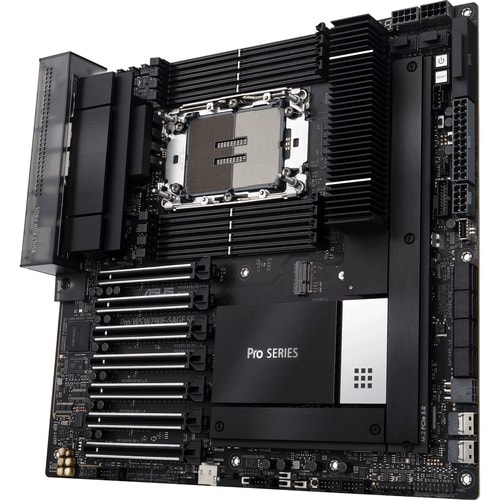 Asus PRO WS W790E-SAGE SE Desktop Motherboard - Intel W790 Chipset - Socket LGA-4677 - Xeon Processor Supported - 2 TB DDR5 SDRAM Maximum RAM - PRO WS W790E-SAGE SE - Image 2