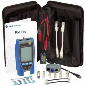 TREND Networks PoE Tester - PoE Testing, Cable Testing - 2 x Network (RJ-45) - 1Number of Batteries Supported - Battery Included - Alkaline R158006 - R158006