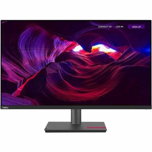 31.5IN THINKVISION P32P-30 4K MONITOR WITH THUNDERBOLT 4 - 63D1ZAR1US - Image 2