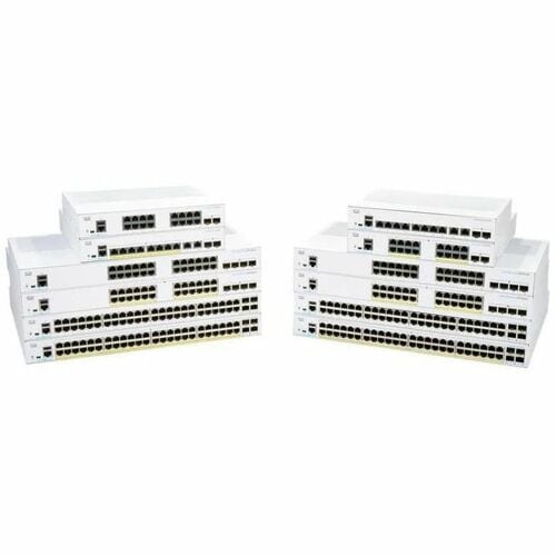 Cisco Business CBS350-12XT Ethernet Switch - 14 Ports - Manageable - 10 Gigabit Ethernet - 10GBase-T, 10GBase-X - 3 Layer Supported - Modular - 64.10 W Power Consumption - CBS350-12XT-BR