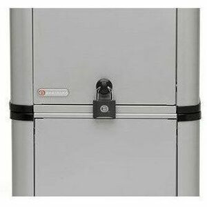 Bretford PureCharge Pro Station - Up to 13" Screen Support - 10 Devices Supported - 15" Height x 17.20" Width x 15.70" Depth - Steel - Platinum - - PCPDS10C-PM - Image 12