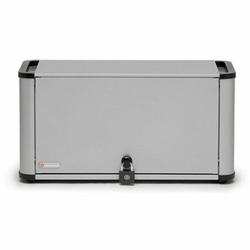 Bretford PureCharge Pro Station - Up to 13" Screen Support - 10 Devices Supported - 15" Height x 17.20" Width x 15.70" Depth - Steel - Platinum - - PCPDS10C-PM