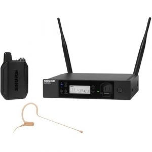 Shure Digital Wireless Headset System with MX153 Headset Microphone - 2.40 GHz to 5.80 GHz Operating Frequency - 20 Hz to 20 kHz Frequency Response - 100 ft - GLXD14R+/MX53-Z3