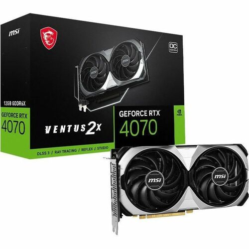 MSI NVIDIA GeForce RTX 4070 Graphic Card - 12 GB GDDR6X - 7680 x 4320 - 2.52 GHz Boost Clock - 192 bit Bus Width - PCI Express - G4070V2X12C - Image 12