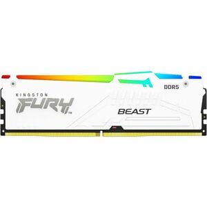 Kingston 64GB 6000MT/S DDR5 CL36 DIMM KIT OF 2 FURY BEAST WHITE RGB EX KF560C36BWEAK2-64